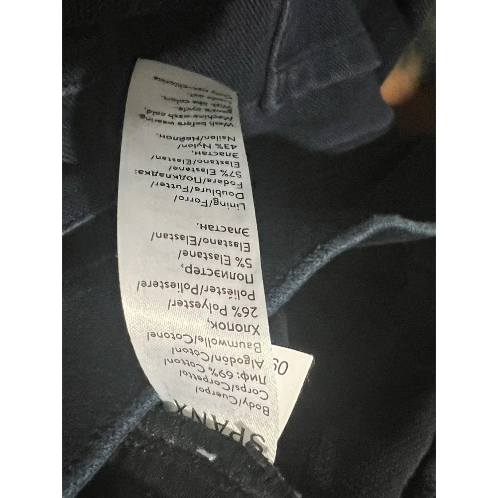 SPANX Jean-ish Blue Ankle Denim Leggings Pull-On Pants Size‎ M - Picture 7 of 8